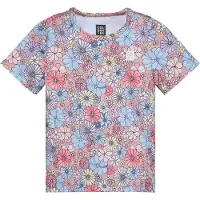Color Kids Sport T-Shirt S/S, Aop - Pink - 98