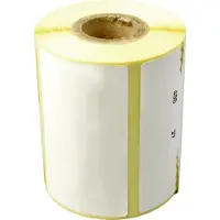 Brother direct thermal label roll 76x44 mm / 400 labels/roll (pk of 8)