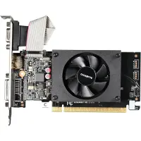 Gigabyte GV-N710D3-2GL, GeForce GT 710, 2 GB, GDDR3, 64 bittiä, 4096 x 2160 pikseliä, PCI Express 2.0 (GV-N710D3-2GL 2.0)
