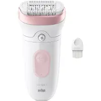 Braun Sähkökiviverho - - SILK EPIL 7 SE 7-000 - 2 nopeutta - Langaton - 40 min - Valkoinen / Vaaleanpunainen
