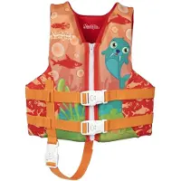 Bestway 90146, Oranssi, Punainen, Uimaliivi, Lapsi, Ei sukupuolirajoitusta, 3 vuosi/vuosia, Vaahto, Polyesteri