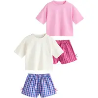 Next Yöpuku beige / tummansininen / fuksia / vaalea pinkki