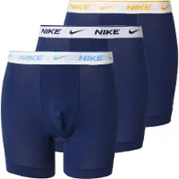 Nike Underwear Bokserishortsit laivastonsininen / vesi / curry / musta