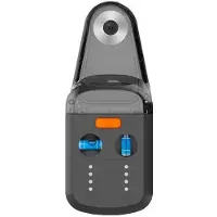 Hobby Hall 3-in-1 pölynkerääjä, lasertaso ja L-muotoinen seinäkiinnike, NewPRO GDS