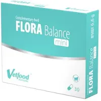 Vetfood Flora Balance Mini - lisäravinteet kissoille - 30 kpl