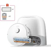 Roborock Qrevo Curv 2 FlowX, Pölypussi, Valkoinen, Pyöreä, Pölypussi, 3 renkaita, 0,324 L (QC2FX02-00)