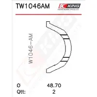 King Engine Bearings Päittäislaakerisarja, kampiakseli TW1046AM