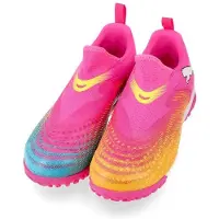 Puma Future 9 Match Laceless Mid + TT Showtime - Poison Pink/Aurinkovirta/Sininen/Valkoinen Lapset - Turf (TF), koko 36
