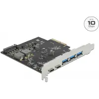 DeLOCK - USB adapter - PCIe 3.0 x4 - USB-C 3.2 Gen 2 x 2 + USB 3.2 Gen 2 x 3