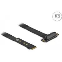 DeLOCK – M.2 Key M to PCIe x4 NVMe Adapter angled with 20 cm cable (64132)