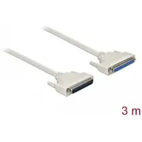 DeLOCK 86884, Beige, 3 m, D-Sub 37 Pin, D-Sub 37 Pin, Uros, Naaras