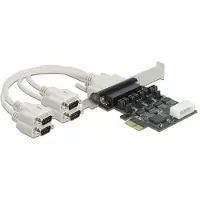 DeLOCK 89895, PCIe, Sarja, Matala profiili, PCIe 2.0, RS-232, 256 B