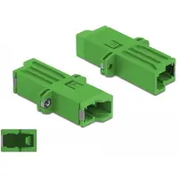 DeLOCK – Optic Fiber Coupler E2000 Simplex female to Simplex female Single-mode green (86944)