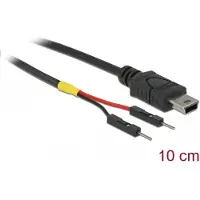 DeLOCK – USB Power Cable Mini-B to 2 x pin header male separate power 10 cm (85412)