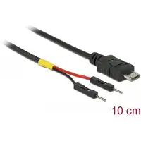 DeLOCK – USB Power Cable Micro-B to 2 x pin header male separate power 10 cm (85406)