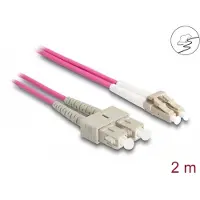 DeLOCK 87917, 2 m, OM4, LC, SC