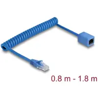 DeLOCK 90366, 1,8 m, Cat6, U/UTP (UTP), RJ-45, RJ-45, Sininen