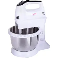 Tefal HT312138, Seisova tehosekoitin, Hopea, Valkoinen, Sekoitus, 3,5 L, Painikkeet, Ruostumaton teräs