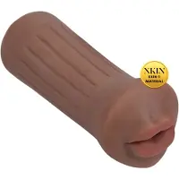 XKIN - tekopää-masturbaattori - S (tumma luonnollinen sävy)
