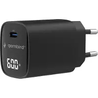 Gembird power adapter - with LCD - USB-C - 60 watt