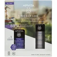 Apivita Tonic Men's Routine setti hiustenlähtöön