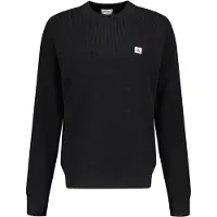 Calvin Klein Jeans Ls Ez Cotton Waffle Crwnk Swtr 9 - Black - XXL