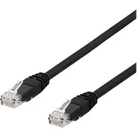 Deltaco Cat6 UTP RJ45 50m -verkkokaapeli, musta
