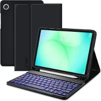 Tech-Protect Samsung Galaxy Tab A9+/A11+ SmartCase Pen Bluetooth-näppäimistökotelo - musta