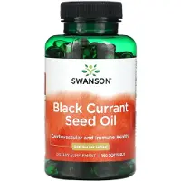 Swanson Health Mustaherukan siemenöljy, 500 mg - 180 kapselia