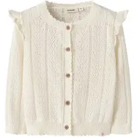 Name it Nmfjela Ls Knit Card Lil - Cream - 92