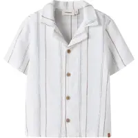 Name it Nmmjeran Ss Loose Shirt Lil - White - 98