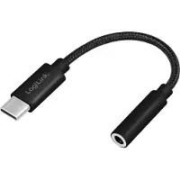 Ginza.se USB-C 3,5 mm:n äänisovitin DAC 13 cm:n nylonkaapelilla