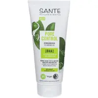 Sante Naturkosmetik Pore control puhdistusgeeli BHA:lla, Niacinamidilla tehostettu ja luomu vihreällä teellä Puhdistusgeeli 100 ml