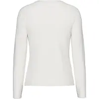 Pieces Pcmaria Ls Top Jrs Noos Bc - Cream - S