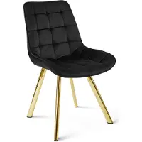Leobert Ruokapöydän tuoli Soria, 86x43x42 cm, musta
