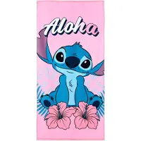 Disney Stitch Pyyhe 100% Puuvilla, Vaaleanpunainen