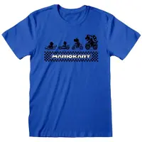 Super Mario - Mario Kart Silhouettes - T-paita