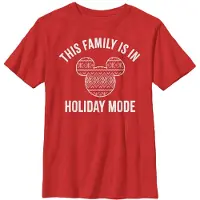 Mikki Hiiri & Aku Ankka Mikki Hiiri - Family Holiday Mode - Lasten T-paita