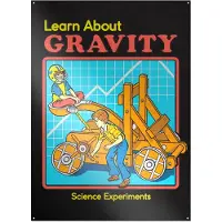 Steven Rhodes - Learn About Gravity - Metallikyltti