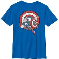 Captain America - Cap Retro America - Lasten T-paita