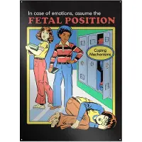 Steven Rhodes - Assume the Fetal Position - Metallikyltti