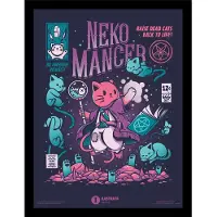 Ilustrata - Nekomancer - Kehystetty taidejuliste