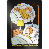 Steven Rhodes - Achieve Your Dreams - Metallikyltti