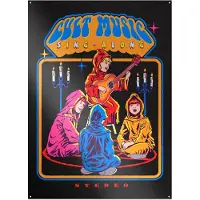 Steven Rhodes - Cult Music Sing-Along - Metallikyltti