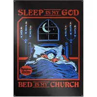 Steven Rhodes - Sleep Is My God - Metallikyltti
