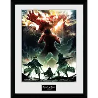 Attack On Titan - Season 2 - Kehystetty taidejuliste