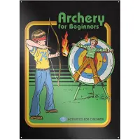 Steven Rhodes - Archery for Beginners - Metallikyltti