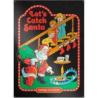 Steven Rhodes - Let's Catch Santa - Metallikyltti