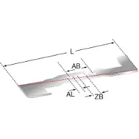 Ratioparts Varaterä 22-758; 47 cm