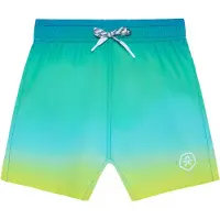 Color Kids Swim Shorts, Aop & Magic - Green - 104